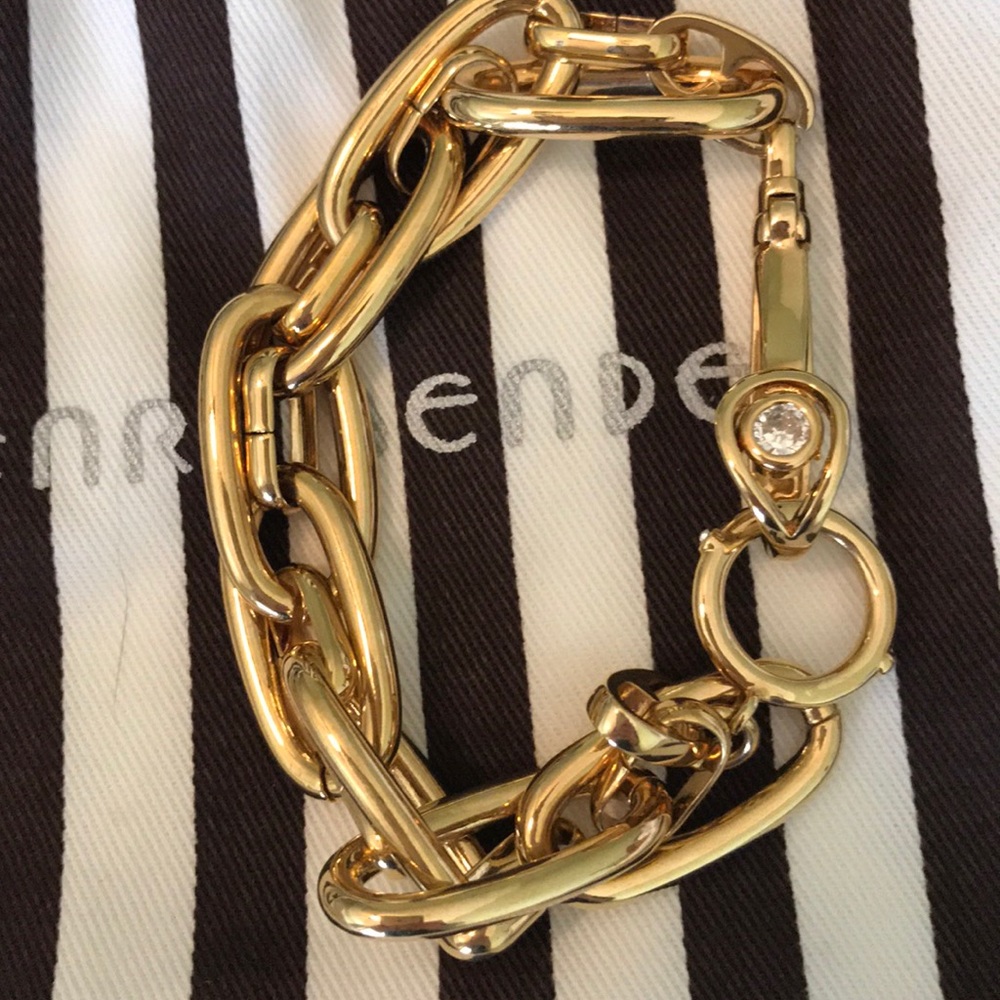 Henri Bendel goldtone chain link bracelet - Picture 3 of 4